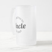 Für Onkel Est bestimmt. 2024 I Mattglas Bierglas (Vorderseite Links)