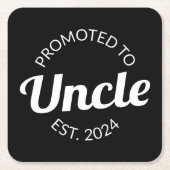 Für Onkel Est bestimmt. 2024 I Rechteckiger Pappuntersetzer (Vorderseite)