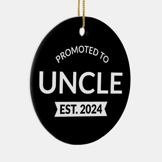 Für Onkel Est bestimmt. 2024 Keramik Ornament (Rechts)