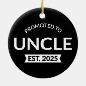 Für Onkel Est bestimmt. 2025 Keramik Ornament (Hinten)