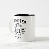 Für Onkel Est bestimmt. 2025 wird bald 2025 sein Zweifarbige Tasse (Vorderseite Links)