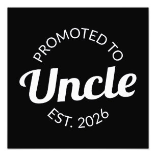 Für Onkel Est bestimmt. 2026 Fotodruck