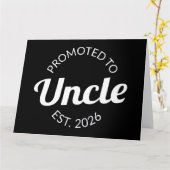 Für Onkel Est bestimmt. 2026 Karte (Gelbe Blume)