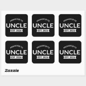 Für Onkel Est bestimmt. 2026 Quadratischer Aufkleber (Blatt)