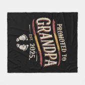 Für Opa 2025 befördert Opa Opa est 2025 Fleecedecke (Vorderseite (Horizontal))