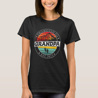 Für Opa Est 2023 Vintager Retro-Sonnenuntergang be T-Shirt