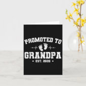 Für Opa Est 2026 bekannt gegeben Schwangerschaft Karte (Gelbe Blume)