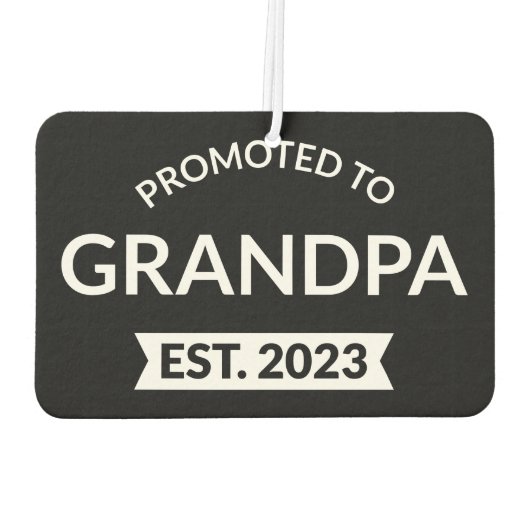 Für Opa Est bestimmt. 2023 Autolufterfrischer (Rückseite)