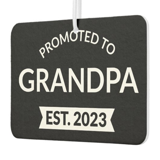 Für Opa Est bestimmt. 2023 Autolufterfrischer (Links)