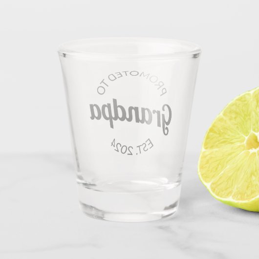 Für Opa Est bestimmt. 2024 I Schnapsglas (Rückseite)