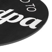 Für Opa Est bestimmt. 2024 I Schneidebrett (Ecke)