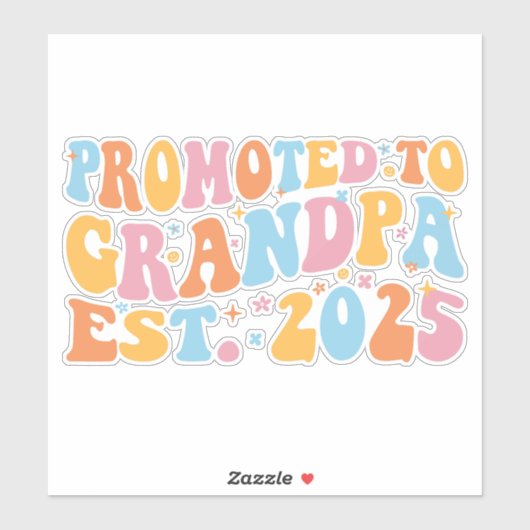 Für Opa Est bestimmt. 2025 III Aufkleber (Blatt)