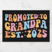 Für Opa Est bestimmt. 2025 III Lebensmitteletikett (Einzelnes Label)