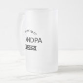 Für Opa Est bestimmt. 2025 Mattglas Bierglas (Vorderseite Links)