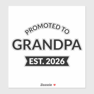 Für Opa Est bestimmt. 2026 Aufkleber