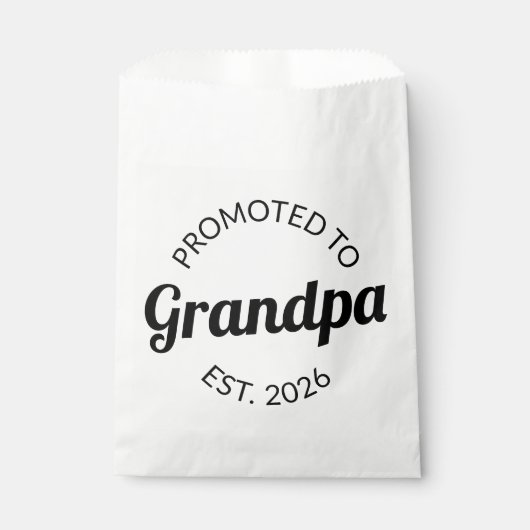 Für Opa Est bestimmt. 2026 Geschenktütchen (Vorderseite)