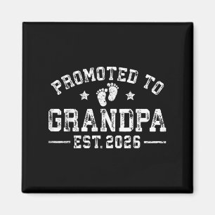 Für Opa Est bestimmt. 2026 Großeltern Baby an Magnet