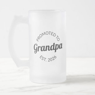 Für Opa Est bestimmt. 2026 Mattglas Bierglas