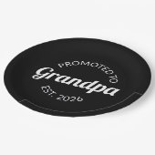 Für Opa Est bestimmt. 2026 Pappteller (Schrägansicht)