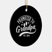 Für Opa im Jahr 2024 befördert Keramik Ornament (Rechts)