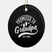 Für Opa im Jahr 2024 befördert Keramik Ornament (Links)