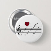 Für Orchistra-Musikliebhaber Button (Vorne & Hinten)