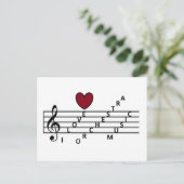 Für Orchistra-Musikliebhaber Postkarte (Stehend Vorderseite)