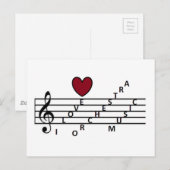 Für Orchistra-Musikliebhaber Postkarte (Vorne/Hinten)