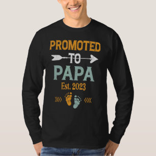 Für Papa 2023 beworbene Männer Ankündigung der Sch T-Shirt