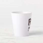 Fur Papa, bester Cat Vater je, bester Hund-Vater j Milchtasse (Vorderseite)