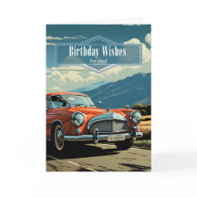 für Papa Geburtstag Oldtimer im Retro-Stil