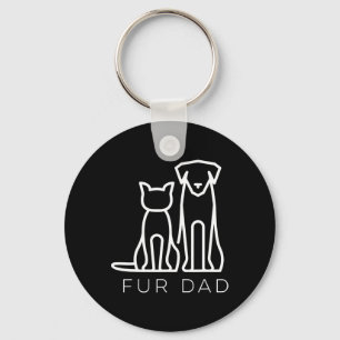 Für Papa Haustierliebhaber Katze Hund Papa Ehemann Schlüsselanhänger
