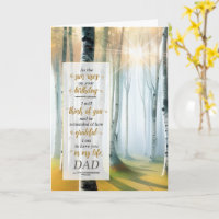 für Papa zum Geburtstag im Freien mit Birke
