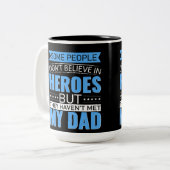 Für Papa Zweifarbige Tasse (Vorderseite Links)
