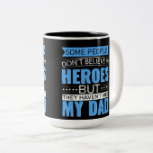 Für Papa Zweifarbige Tasse (VorderseiteRechts)
