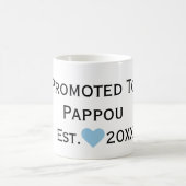 Für Pappou Black & Blue Tasse (Mittel)