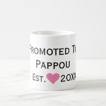 Für Pappou Black & Pink Tasse