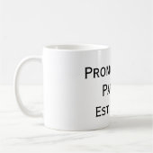 Für Pappou Black & Pink Tasse (Links)