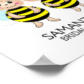 Für Pärchen Willkommensschild Meant to Bee Poster (Ecke)