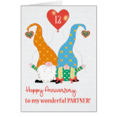 Für Partner Custom Year Jubiläum mit Gnomes (Vorne)