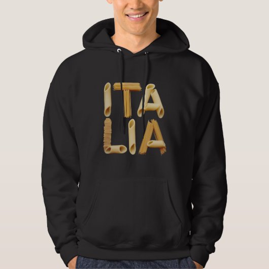 Für Pasta Liebhaber Funny Zitat auf der Liebe Past Hoodie (Vorderseite)