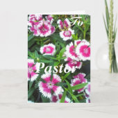 Für Pastor, Frau Karte (Vorderseite)