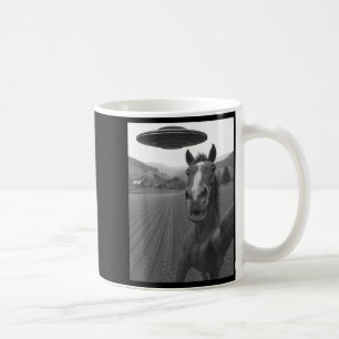 Für Pferd Selfie Alien Ufo Kaffeetasse