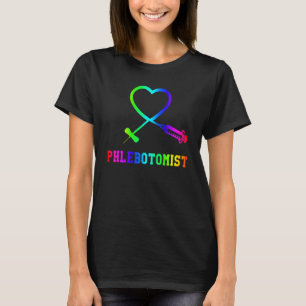 Für Phlebotomisten Phlebotomie Butterfly Herzstück T-Shirt