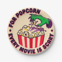 Für Popcorn ist jeder Film lustig gruselig Grafik