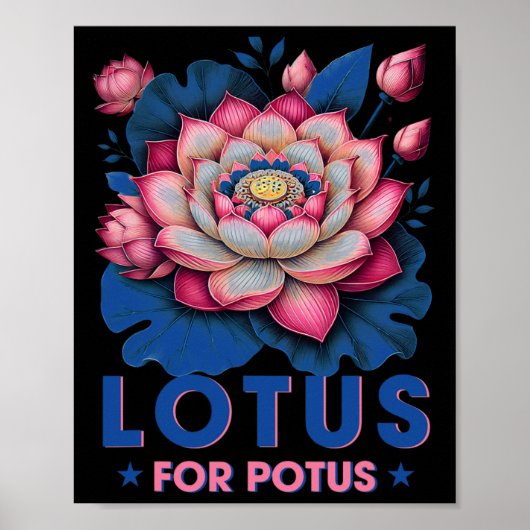 Für Potus Kamala Harris 2024 Trending President Poster (Vorne)