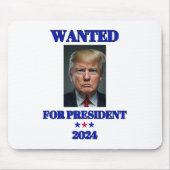 Für Präsident 2024 gewollt Donald Trump Mousepad (Vorne)