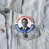 Für Präsident Barack H. Obama Button (Beispiel)
