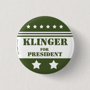 Für Präsident Klinger Button