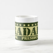 Für Präsident Radar Kaffeetasse (Mittel)